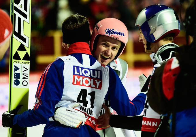 Severin Freund je v Falunu leta 2015 postal svetovni prvak na večji napravi. | Foto: Getty Images