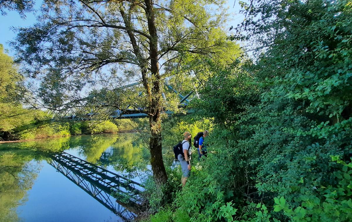 Snežnik | Most vodovnega sistema Brest pri Črni vasi, pod njim Ljubljanica.