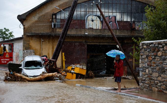 Grčija, poplave | Foto: Reuters