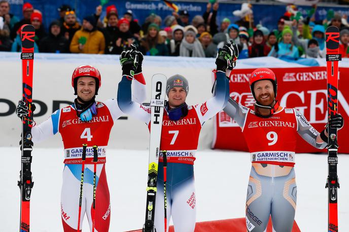 Garmisch Alexis Pinturault | Najboljša trojica na veleslalomu v Garmisch-Partenkirchnu. | Foto Getty Images