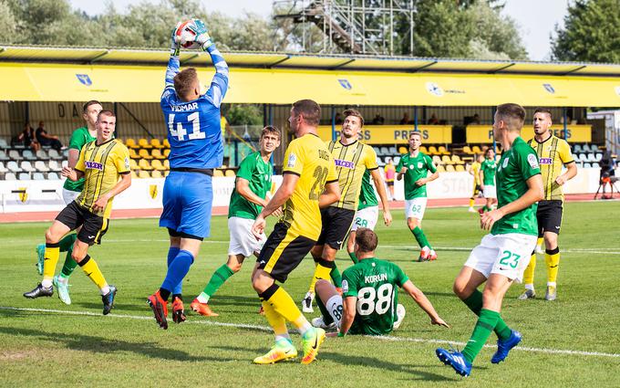 Olimpija je v uvodni prvenstveni preizkušnji v tej sezoni remizirala v Domžalah proti Radomljam. | Foto: Nik Moder/Sportida