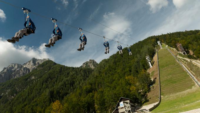 Ferate, kolesarski park, poletno sankališče in pa najbolj strm zipline v Evropi | Foto: 