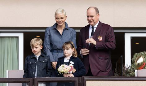 Monaška princesa Charlene tokrat z manjšim nasmeškom