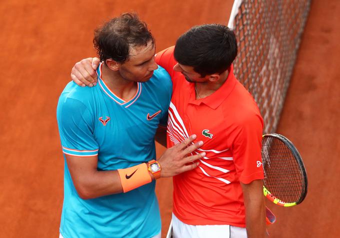 Rafael Nadal in Novak Đoković sta nazadnje igrala letos v Rimu. | Foto: Gulliver/Getty Images