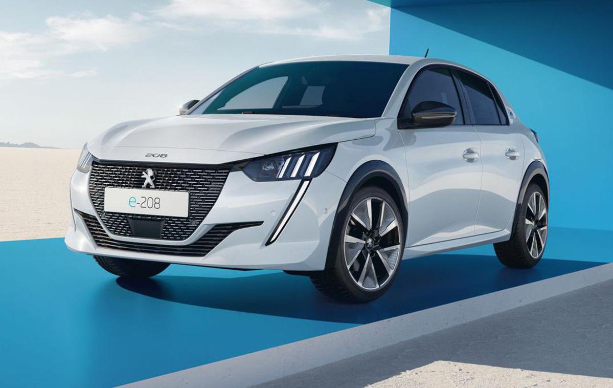 Peugeot e-208 | Peugeotov e-208 sodi v vrh najbolje prodajanih majhnih električnih avtomobilov v Evropi. | Foto Peugeot