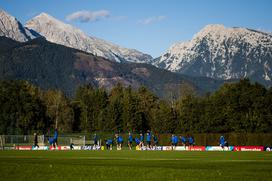 Slovenska nogometna reprezentanca trening