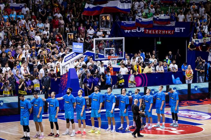 Slovenska košarkarska reprezentanca | Foto: Vid Ponikvar