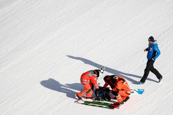 Ema Klinec | Ema Klinec se je pred božičem težje poškodovala. Po več kot poleta se je danes vrnila na skakalnico v Planico. | Foto Matic Klanšek Velej/Sportida