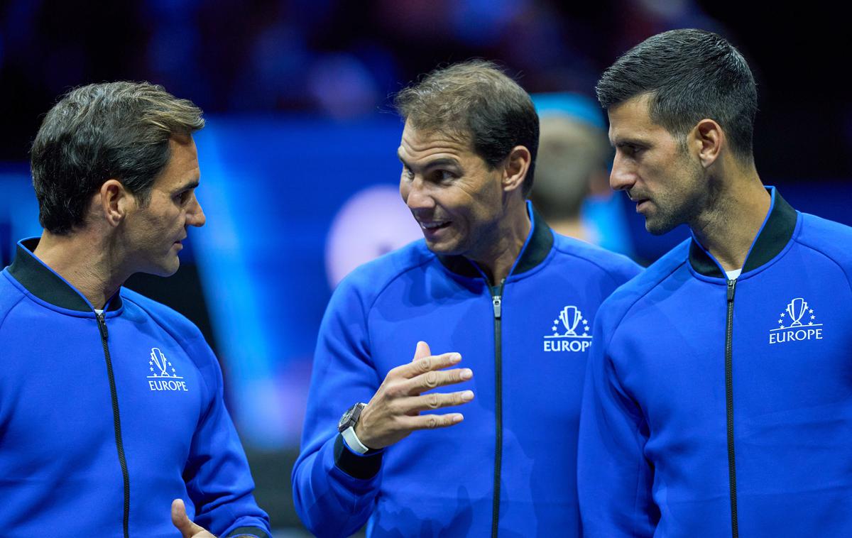 Roger Federer, Rafael Nadal, Novak Đoković | Roger Federer, Rafael Nada in Novak Đoković. Prva dva sta imela veliko bolj pristen odnos kot z Novakom Đokovićem. | Foto Guliverimage