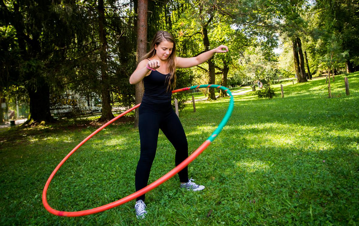 Eva Cajnko, hula hoop | Foto Žiga Zupan/Sportida