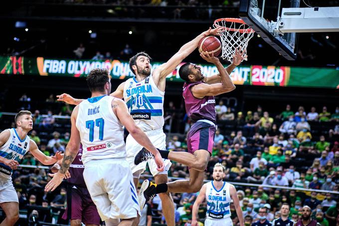 Slovenci so se z Venezuelo srečali tudi v kvalifikacijah za olimpijske igre. | Foto: Hendrik Osula/FIBA