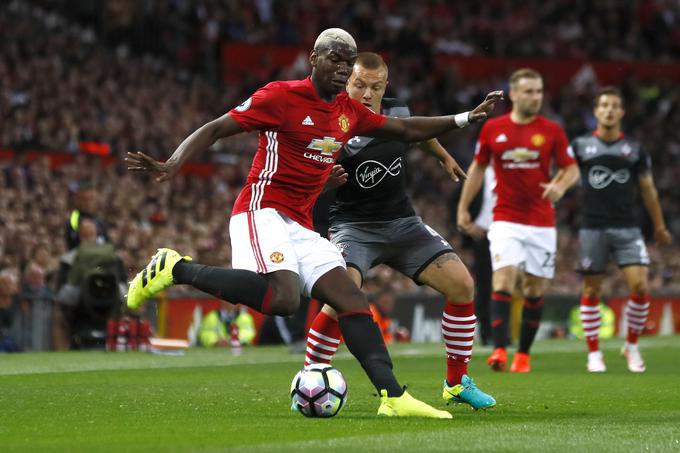 Paul Pogba se sicer ni vpisal med strelce, a Francoz je s svojo izjemno predstavo presenetil tudi Joseja Mourinha. | Foto: Reuters