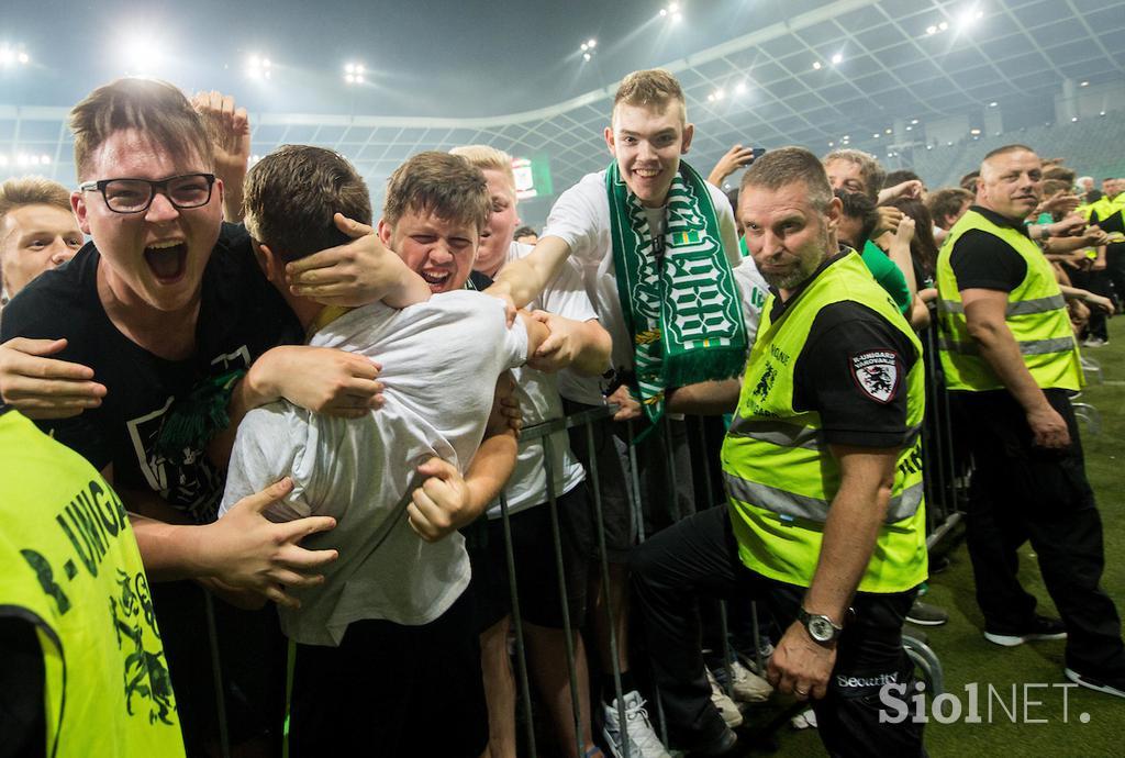 Olimpija Pokal Slavje Nogomet Finale Stožice