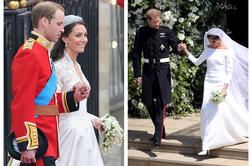 Poroka Harryja in Meghan v primerjavi s poroko Williama in Kate