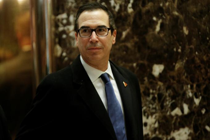 Mnuchin velja za sposobnega in pametnega finančnika. V nasprotju s Trumpom do zdaj ni tako ostro kritiziral finančnih reform, ki jih je kongres sprejel leta 2010 za zavarovanje sistema pred novo krizo, ki bi jo povzročil Wall Street. | Foto: Reuters