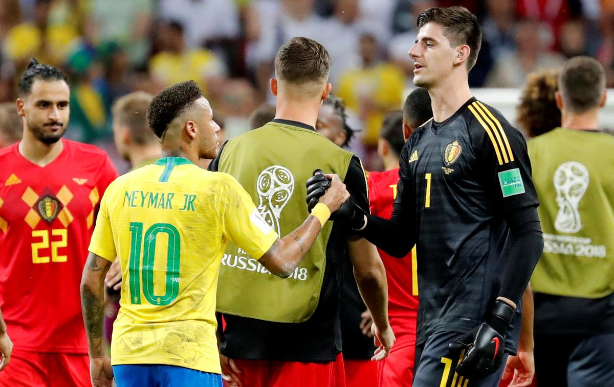 Thibaut Courtois Brazilija Belgija | Foto Reuters