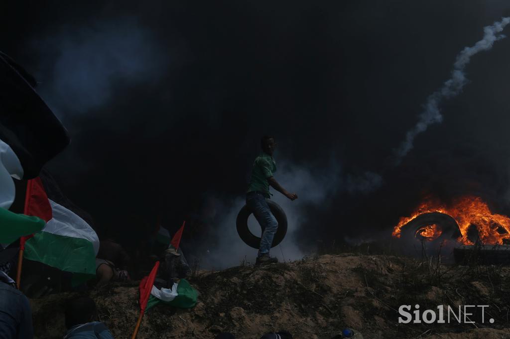 protest Izrael Gaza Jeruzalem