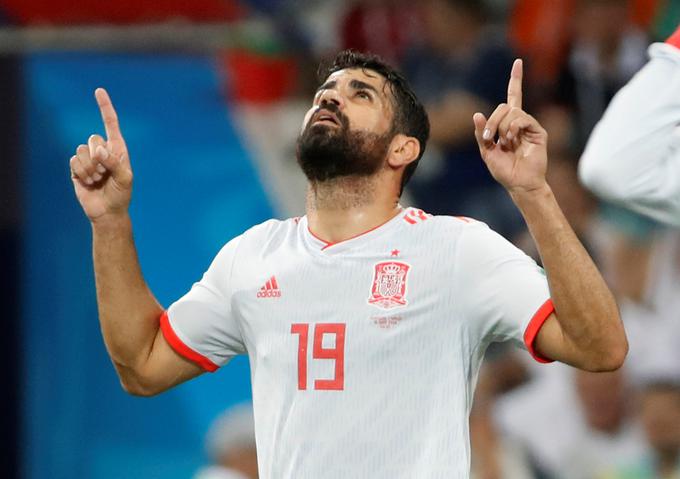 Diego Costa je na letošnjem svetovnem prvenstvu zabil že tri gole. Bo danes poskrbel za novega? | Foto: Reuters