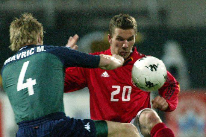 Slovenija Nemčija 2005 Matej Mavrič Lukas Podolski | Foto Reuters