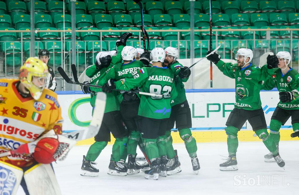 Alpska liga (finale): Olimpija - Asiago