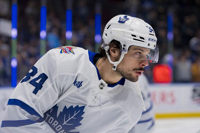 Vodilni strelec lige NHL Auston Matthews je v letošnji sezoni zabil že 38 golov. | Foto: Reuters