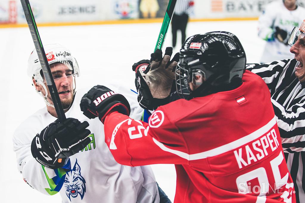 slovenska hokejska reprezentanca : Avstrija, pripravljalni turnir, Podmežakla