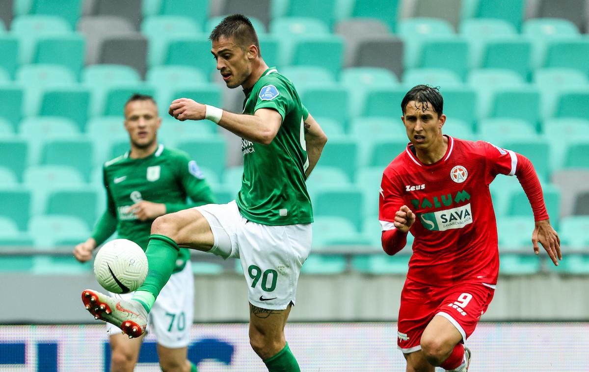 NK Olimpija : NK Aluminij, prva liga | Olimpija in Aluminij sta se razšla z delitvijo točk. | Foto Vid Ponikvar/Sportida