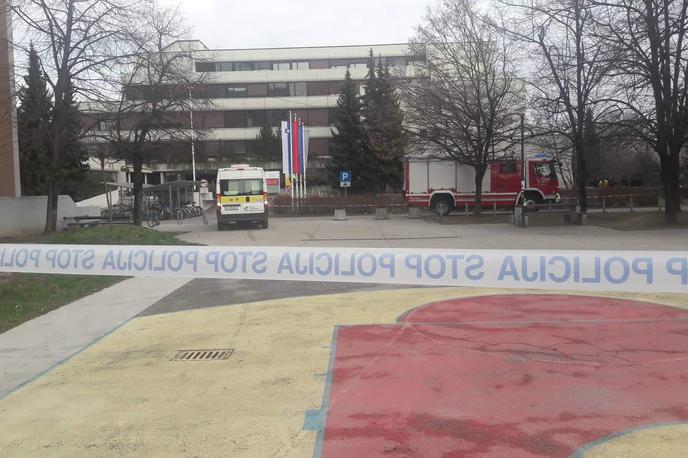 Pedagoška fakulteta nesreča | Foto Nejc Gornik