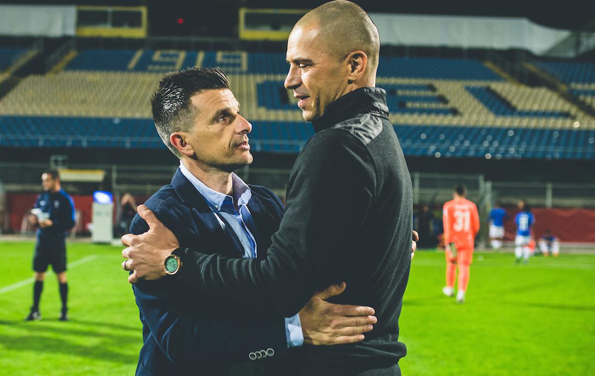 Koper Bravo Finale Pokala | Zoran Zeljković je v finalu pokala Slovenije s Koprom premagal Bravo, ki ga vodi njegov dober prijatelj Dejan Grabić. | Foto Grega Valančič/Sportida