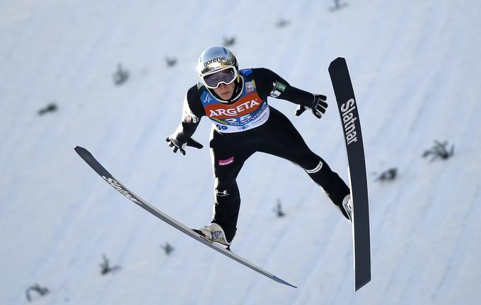 Bor Pavlovčič je bil v četrtek s petim mestom najboljši slovenski skakalec. | Foto: Guliverimage/Vladimir Fedorenko