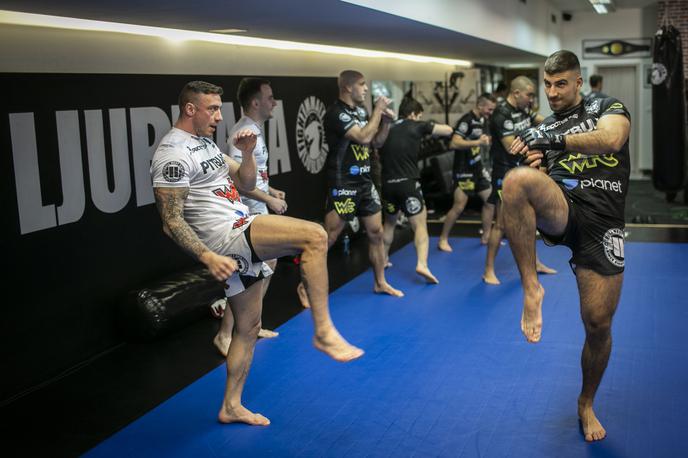 WFC Trening | Alžirec Mourad Derbal se bo od aktivne športne poti poslovil proti Denisu Porčiču. | Foto Bojan Puhek