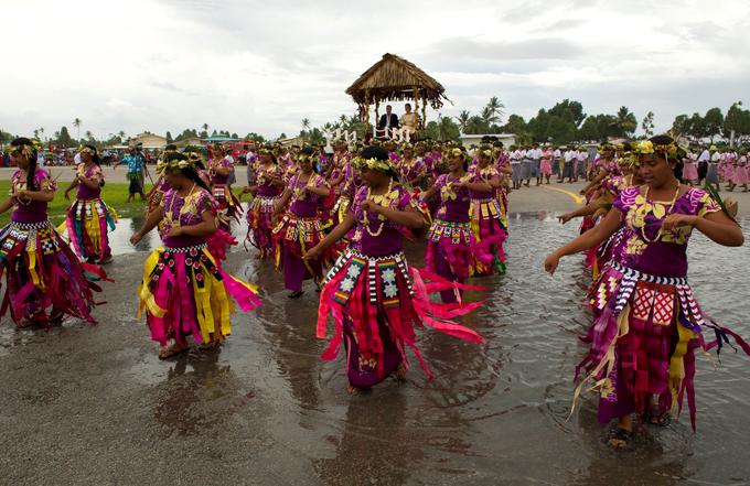 Tuvalu je majhen otok v Pacifiškem oceanu. | Foto: Guliverimage/Getty Images