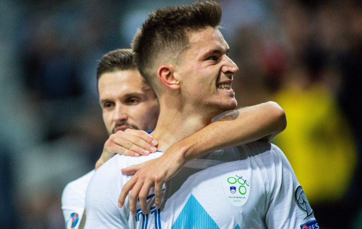 Slovenija Izrael kvalifikacije EP 2020 | Benjamin Verbič je velik junak velike zmage nad Izraelom v Stožicah s 3:2. | Foto Žiga Zupan/Sportida