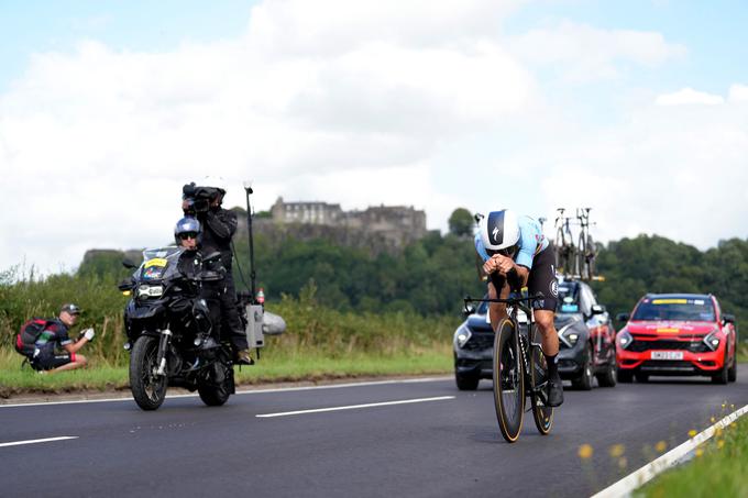 Remco Evenepoel je letos na svetovnem prvenstvu v Glasgowu z izjemno vožnjo na posamičnem kronometru osvojil naslov prvaka.  | Foto: Guliverimage