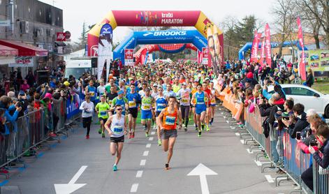 Kustec in mlada Zormanova zmagovalca malega kraškega maratona