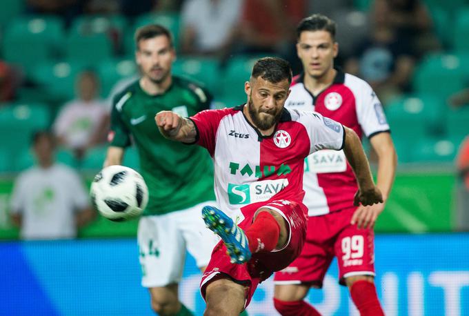 Mario Lucas Horvat je osvojil pokalno lovoriko z Domžalami in Bakujem, z Aluminijem pa leta 2018 izgubil v finalu proti Olimpiji. | Foto: Vid Ponikvar