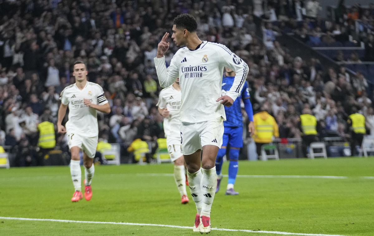 Jude Bellingham, Real Madrid | Real je premagal Getafe in za vodilno Barcelono s tekmo manj zaostaja le točko. | Foto Guliverimage