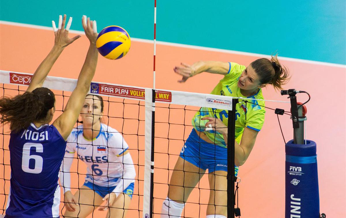 Marina Cvetanović | Nekdanja reprezentantka Marina Cvetanović v tej sezoni igra za Koper. | Foto CEV