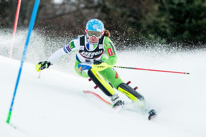 Maruša Ferk je v drugem nastopu močno napredovala. | Foto: Vid Ponikvar