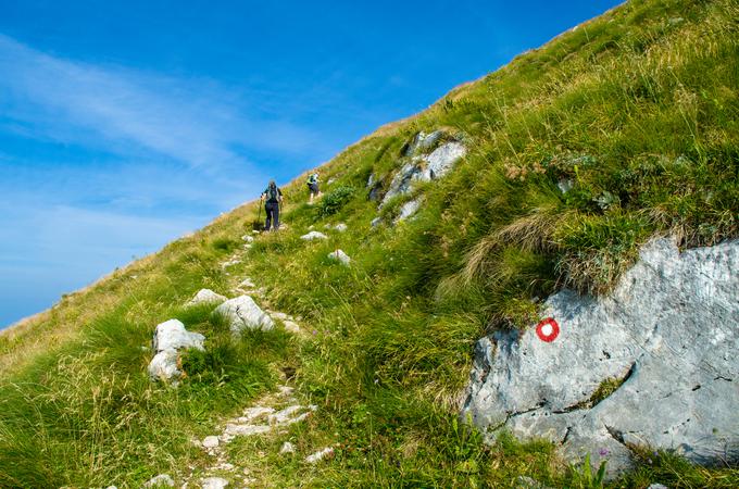 Vzpon na Krn pohodništvo pohodnik | Foto: Marko Šinkovec, vir: www.slovenia.info