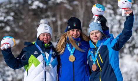 Mlada slovenska biatlonka senzacionalno do srebrne medalje