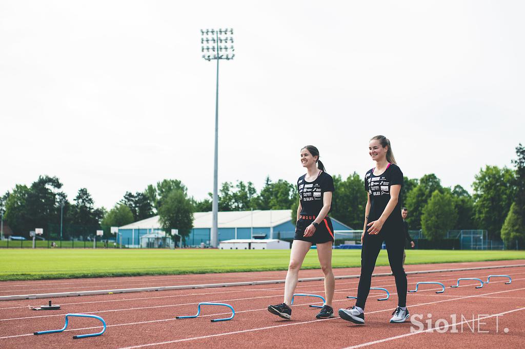 Skakalci skakalke trening Kranj