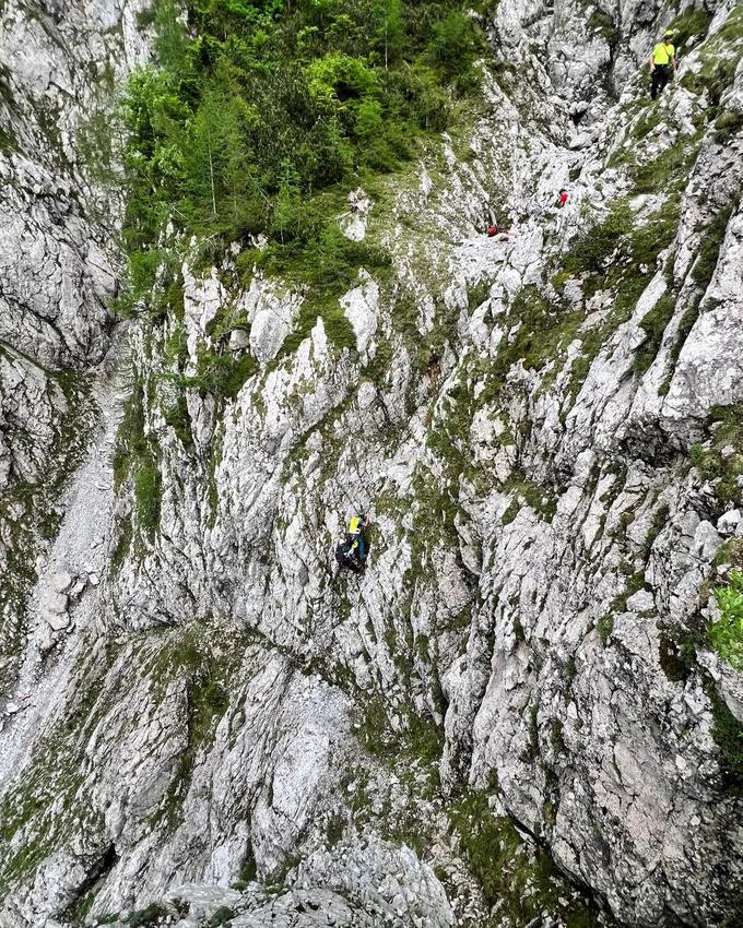 reševanje, Gorska reševalna služba, reševalci | Foto: GRS Tržič