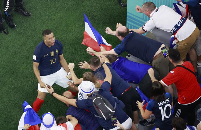 Kylian Mbappe je na dveh tekmah svetovnega prvenstva dosegel tri gole. | Foto: Reuters