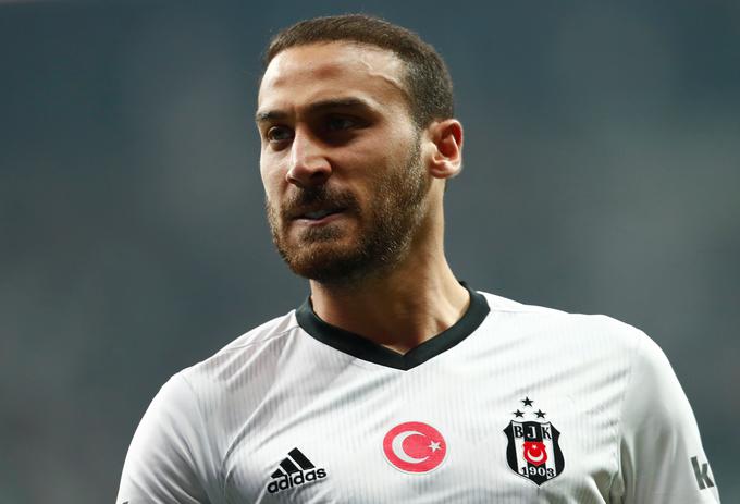 Mladi Turek Cenk Tosun je v tej sezoni navdušil v majici Bešiktaša v ligi prvakov. | Foto: Reuters