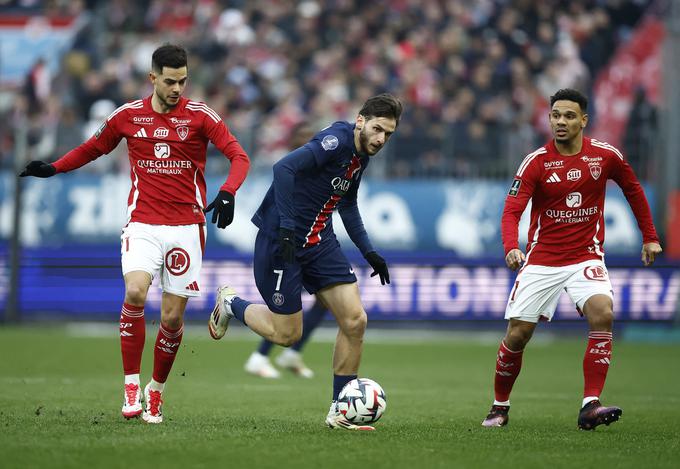 Khvicha Kvaratskhelia prvič v Evropi igra za PSG.  | Foto: Reuters