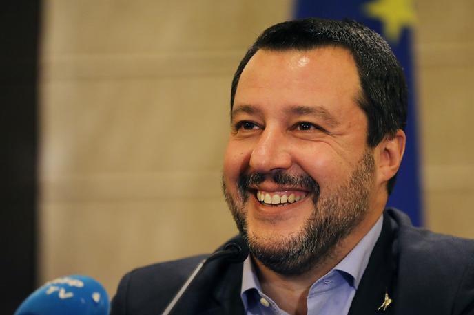 Matteo Salvini | Stranka Liga pod vodstvom Mattea Salvinija naj bi se financirala z denarjem iz Rusije. | Foto Reuters