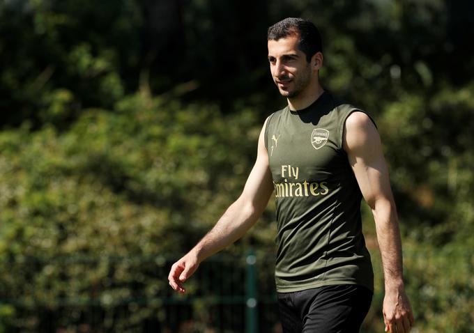 Medtem ko so njegovi soigralci odpotovali v Baku, je Henrikh Mkhitaryan ostal v Londonu. | Foto: Reuters