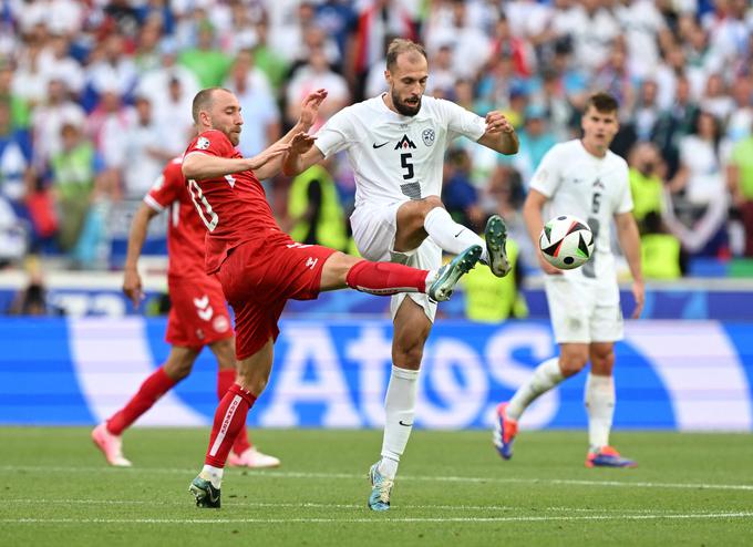 Jon Gorenc Stanković je na tem Euru odigral obe tekmi. Vselej je v igro vstopil s klopi. | Foto: Reuters