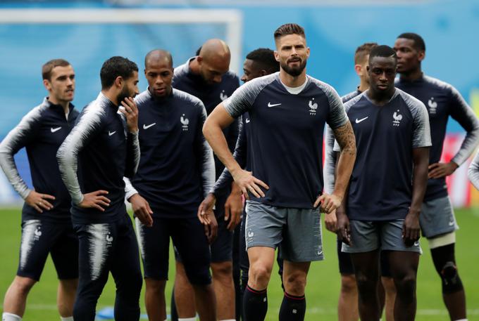 Oliver Giroud je trenutno daleč najboljši strelec Francije. Dosegel je že 31 zadetkov. | Foto: Reuters